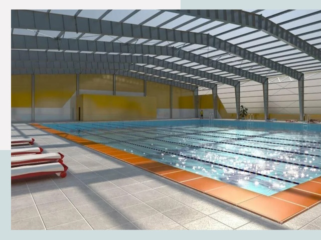 Строительство крытых бассейнов в Саянске