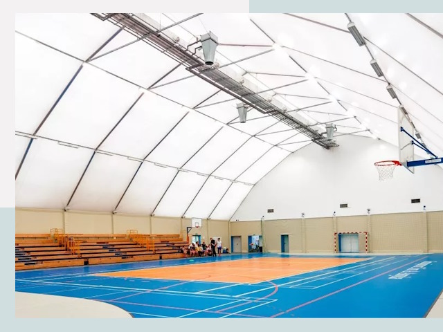 Строительство спортивных залов в Саянске