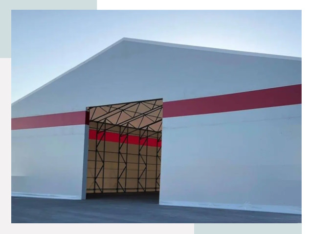 Быстровозводимые ангары в Саянске