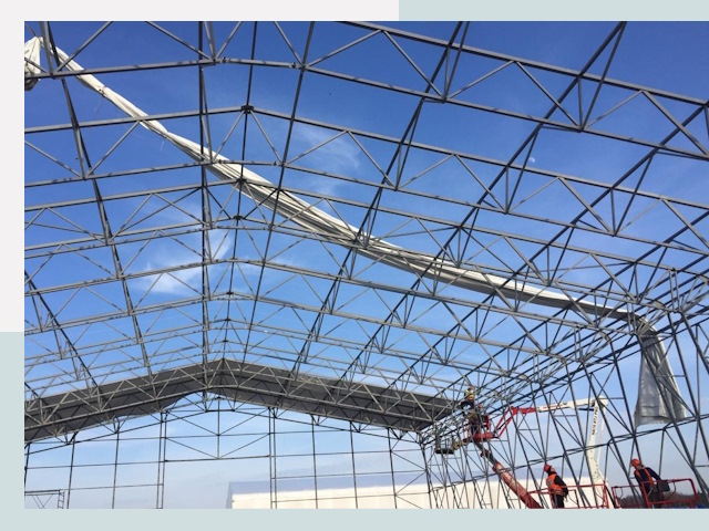 Шатровые ангары от 610 руб. в Саянске и Иркутской области