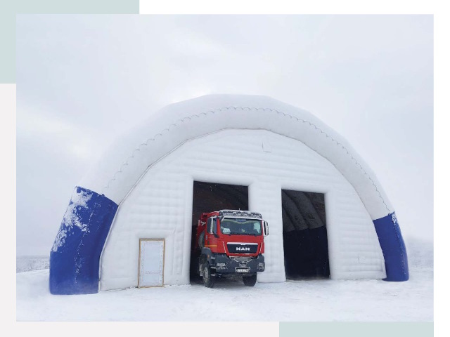 Мобильные ангары в Саянске