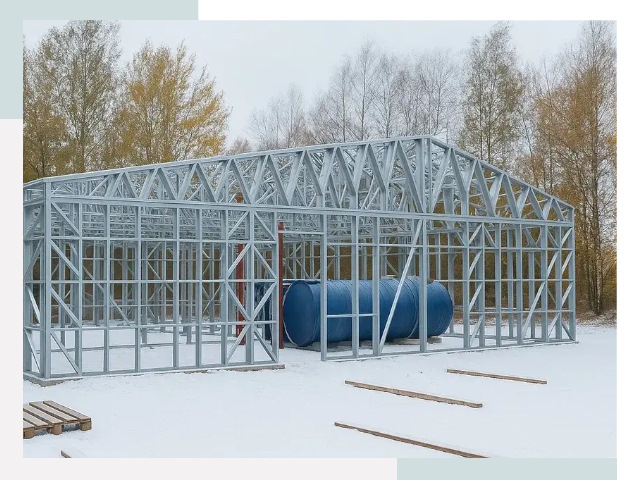 Металлические ангары в Саянске