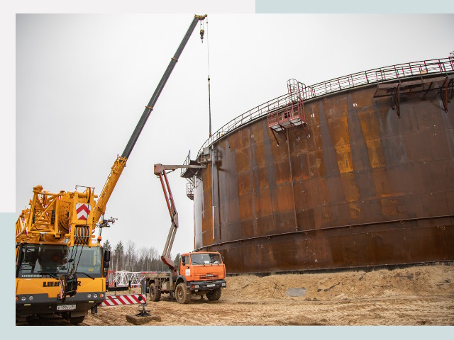 Монтаж резервуаров в Саянске от 610 руб. за м³