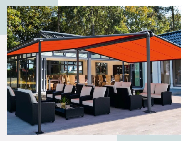 Навесы для кафе и ресторанов в Саянске
