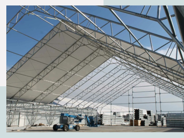 Каркасно-тентовые сооружения от СтальСтрой-Сск по цене 610 руб.